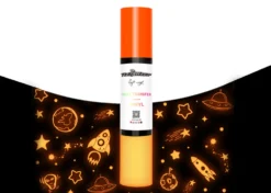 Teckwrap Termoadesivo Glow in the Dark Arancio 25cmx1,55m