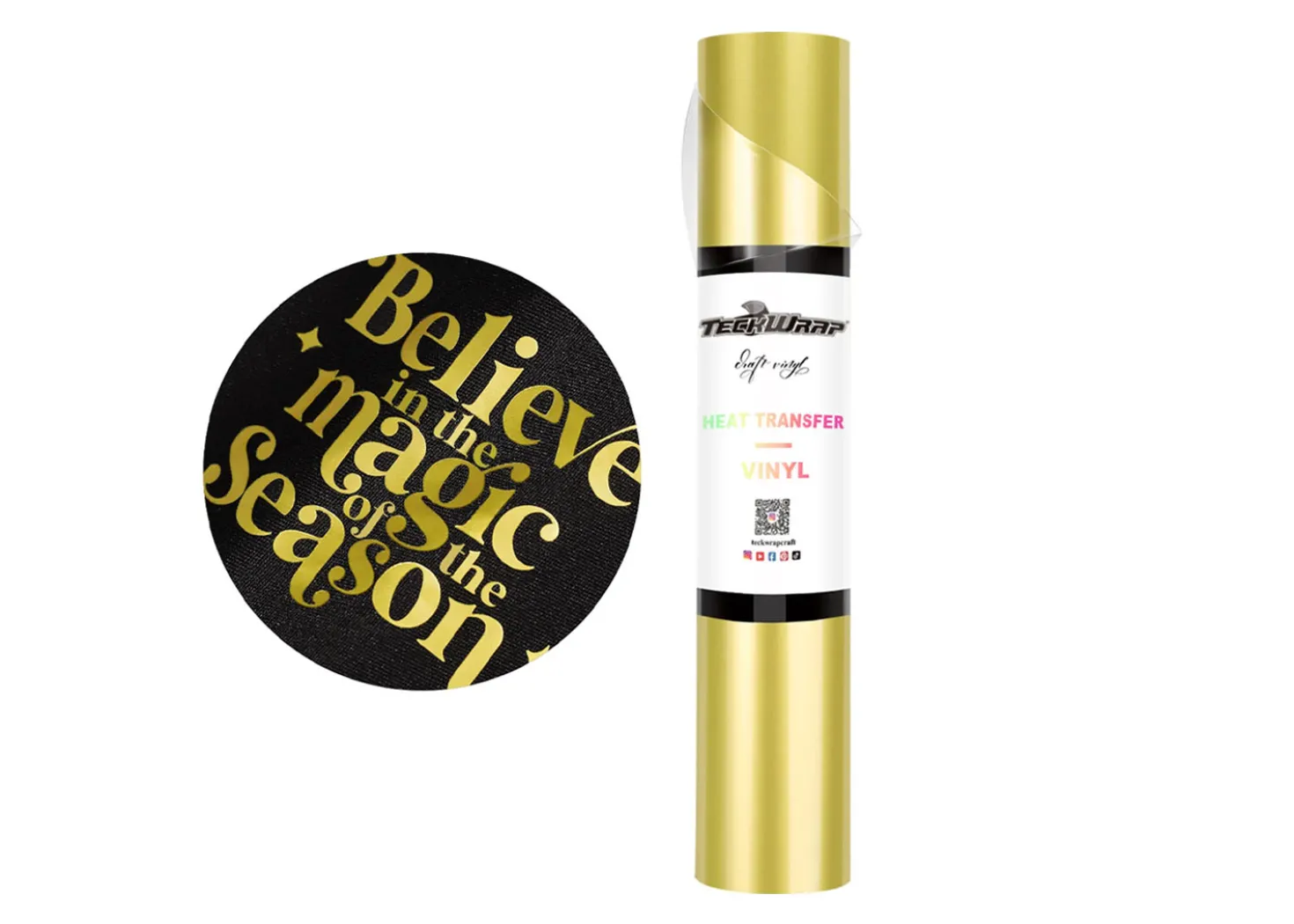 Teckwrap Termoadesivo Metallico Perlato Oro Opaco 30,5cmx1,55m