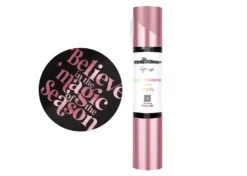 Teckwrap Termoadesivo Metallico Perlato Rosa 30,5cmx1,55m