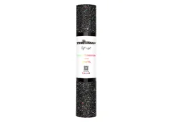 Teckwrap Termoadesivo Nero con Glitter Colorati 30,5cmx1,55m