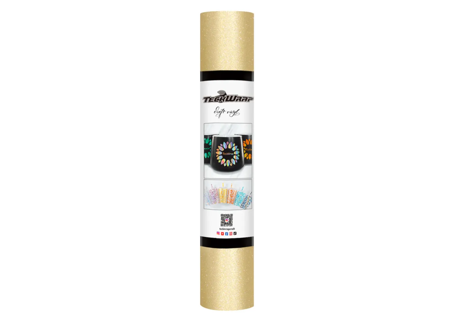 Teckwrap Vinile Glitter Oro Champagne 30cmx1,55m