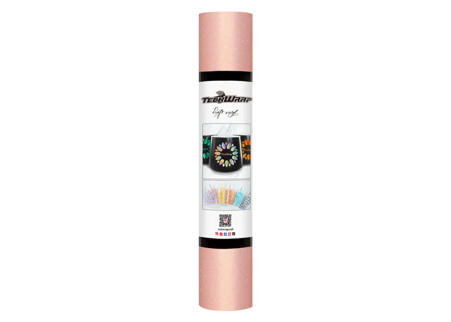 Teckwrap Vinile Glitter Rosa Cipria 30cmx1,55m