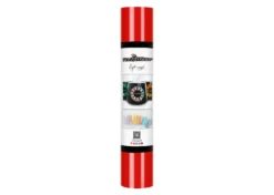Teckwrap Vinile Permanente Glossy Rosso 30cmx1,55m