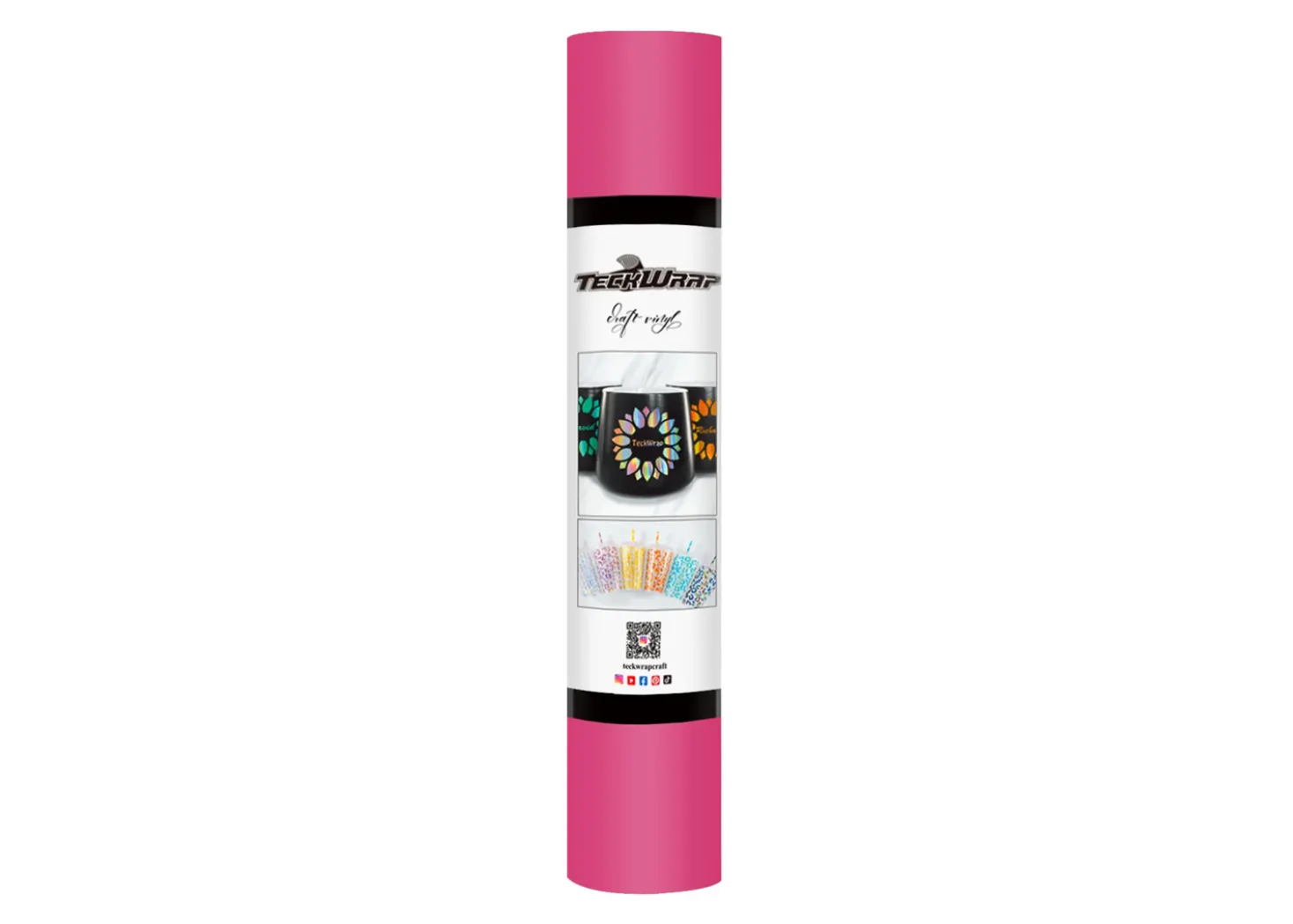 Teckwrap Vinile Permanente Opaco Fucsia 30cmx1,55m