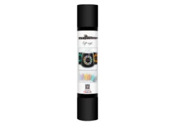 Teckwrap Vinile Permanente Opaco Nero 30cmx1,55m