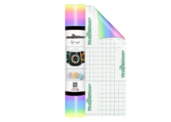 Teckwrap Vinile Permanente Strisce Arcobaleno 30cmx1,55m