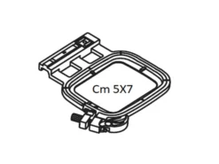 Telaio ricamo standard mis 50X70mm NCH01AX-NCH02AX-NCH05AX-NE210-C1200-C2000