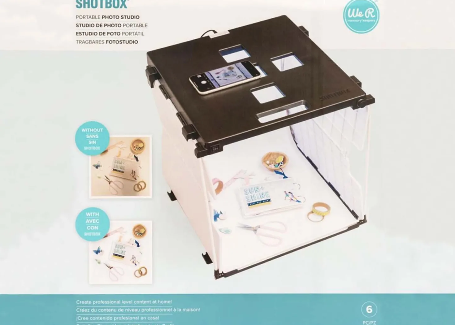We R Memory Keepers Shotbox Photo Studio Kit