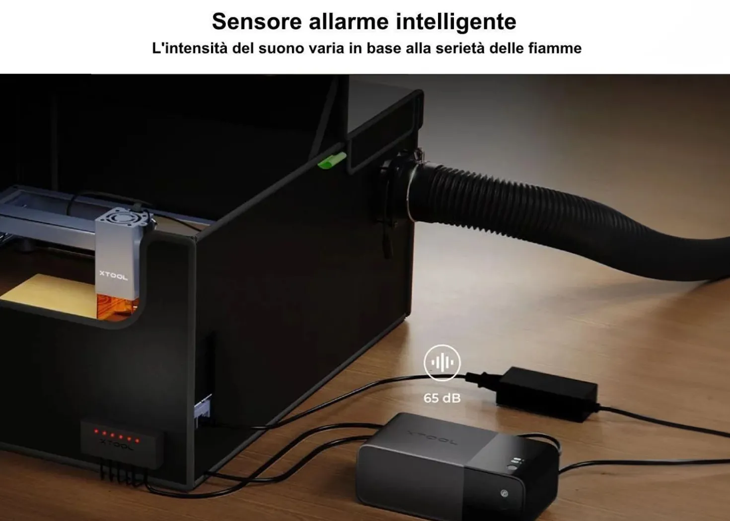 XTool Set di Sicurezza Antincendio per xTool M1 Ultra, xTool S1, M2