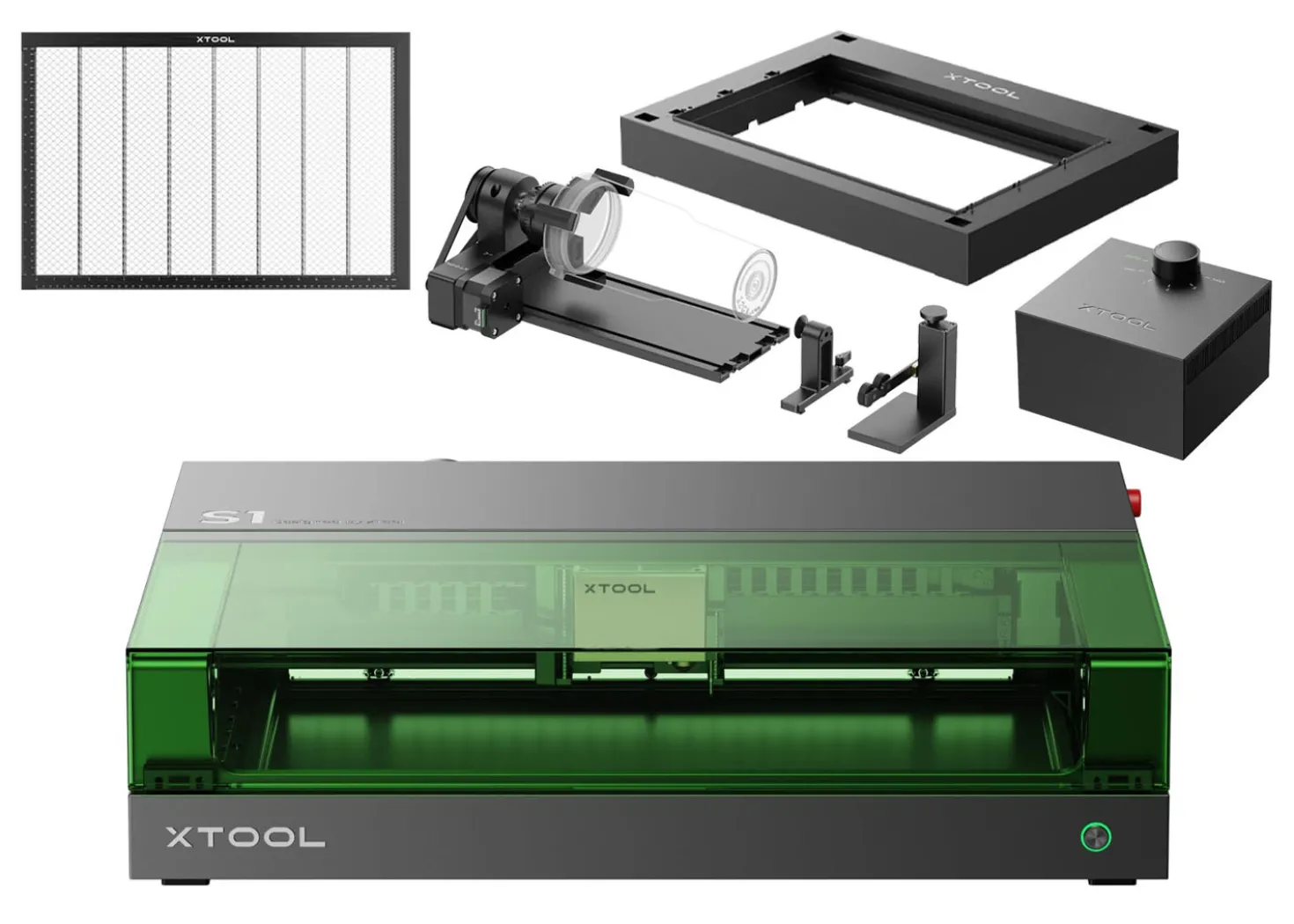 XTool S1 Macchina a Taglio Laser 20W Deluxe Bundle
